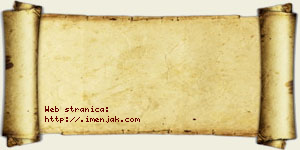 Olja Radovanović vizit kartica